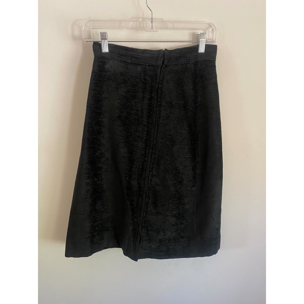 Vintage Adelaar's Aristocrat Black Textured Skirt High Waist Lined Size‎ 10